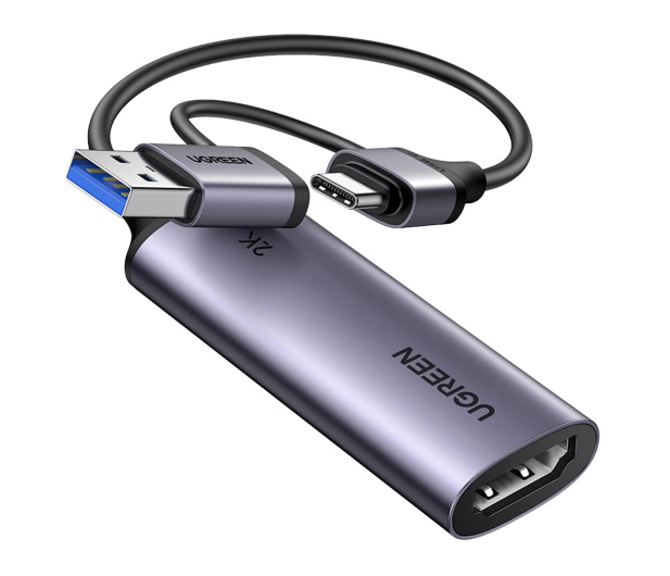 UGREEN Karta do przechwytywania wideo HDMI do USB CM629 2K 30Hz - 1501487 - zdjęcie